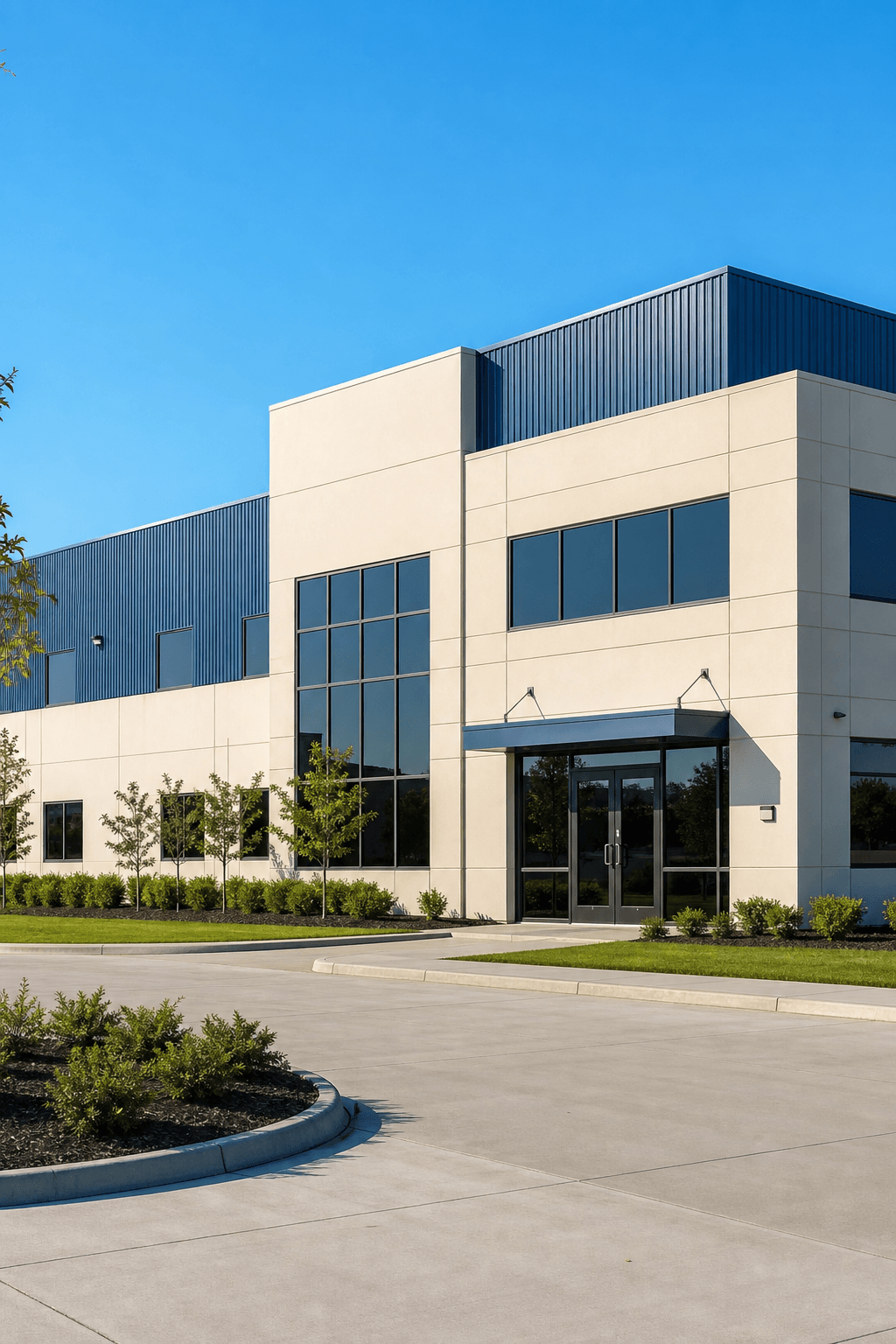 Factory exterior representing the company environment
